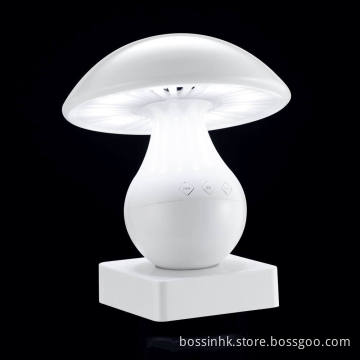 Mushroom Mini Wireless Bluetooth Speaker LED Flash TF MP3 USB Bs-204